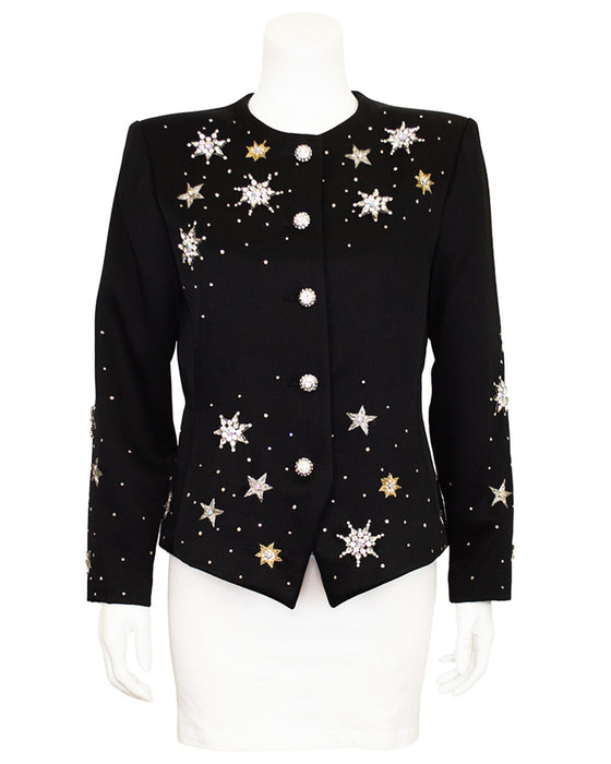 Jewel Embellished Starry Night Jacket