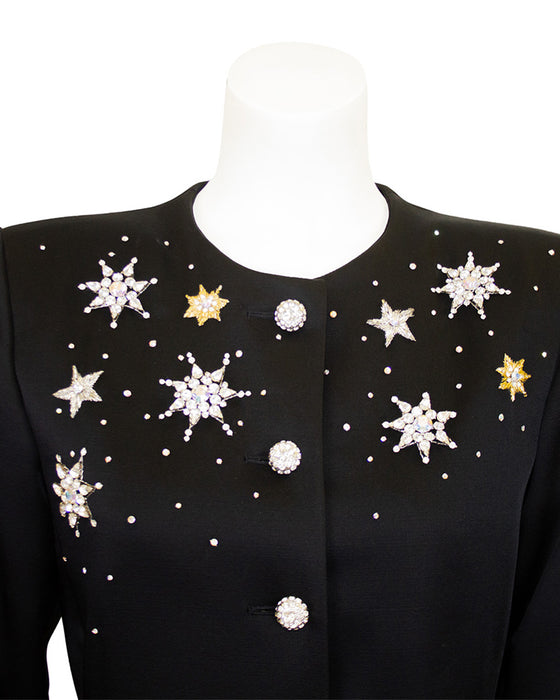 Jewel Embellished Starry Night Jacket