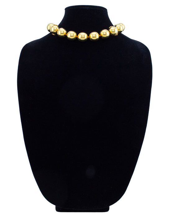 1988 Collection 27 Jumbo Gold Ball Choker