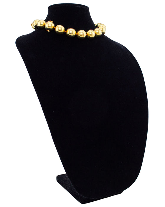 1988 Collection 27 Jumbo Gold Ball Choker