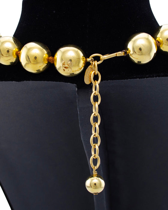 1988 Collection 27 Jumbo Gold Ball Choker