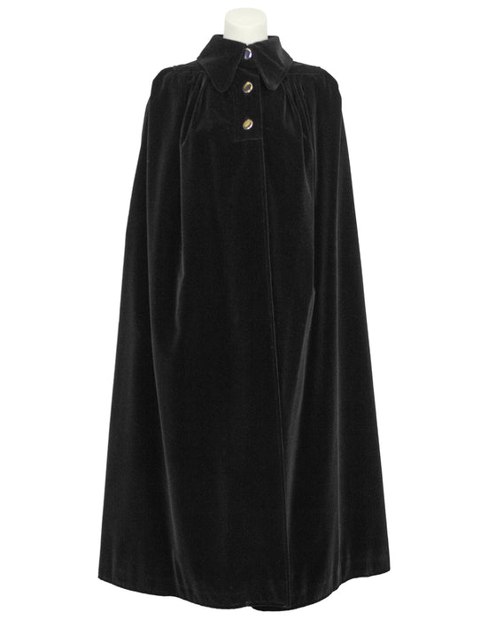 Black Velvet Cape