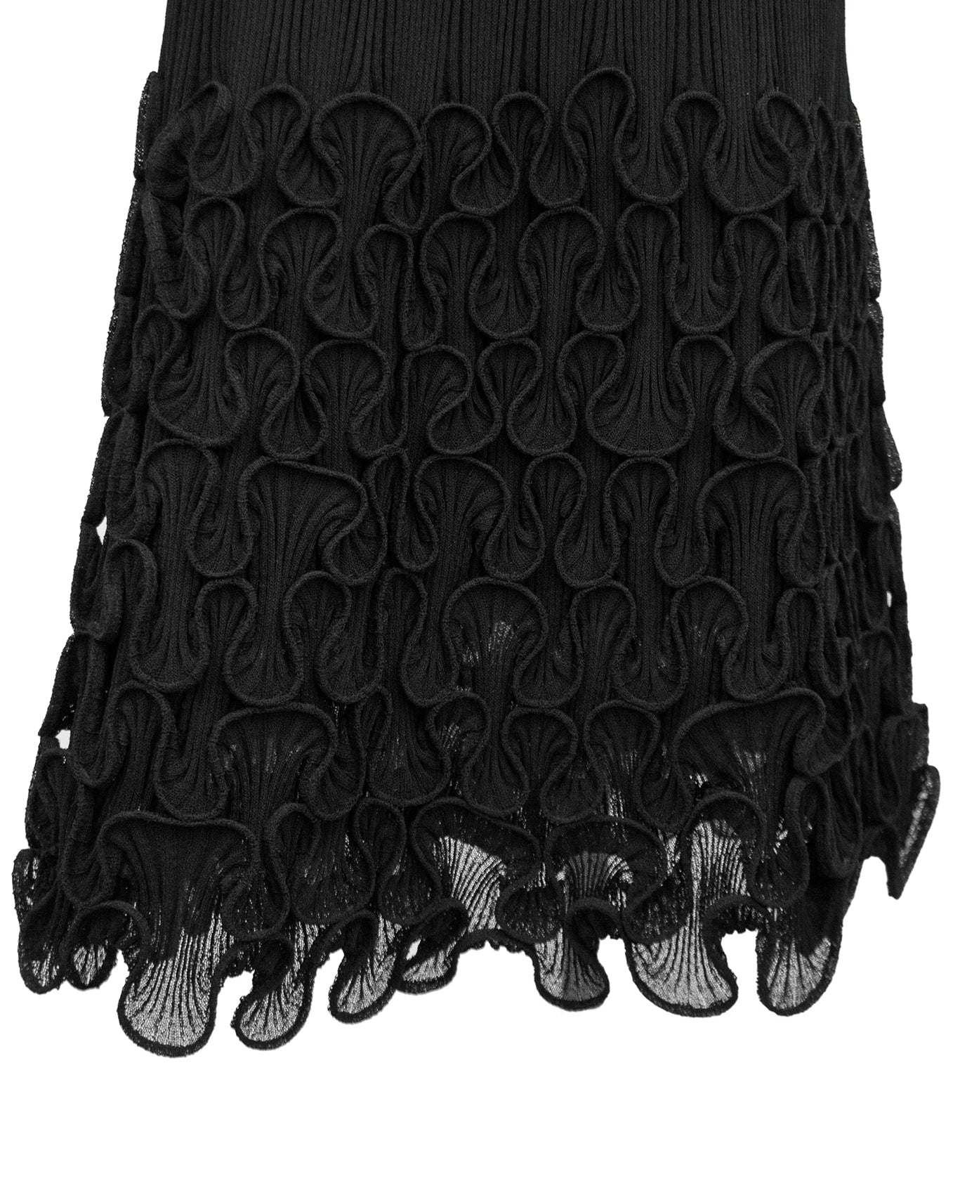 Black Knit Skirt Ensemble – Vintage Couture