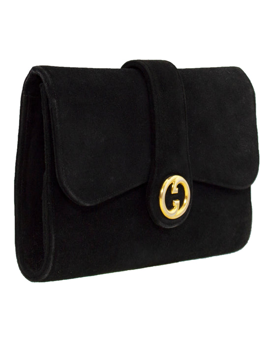 Dubarry Millymount Suede Clutch - French Navy | Lucks of Louth