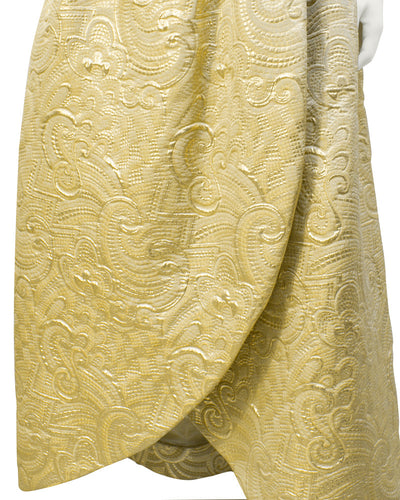 Gold Brocade Gown – Vintage Couture