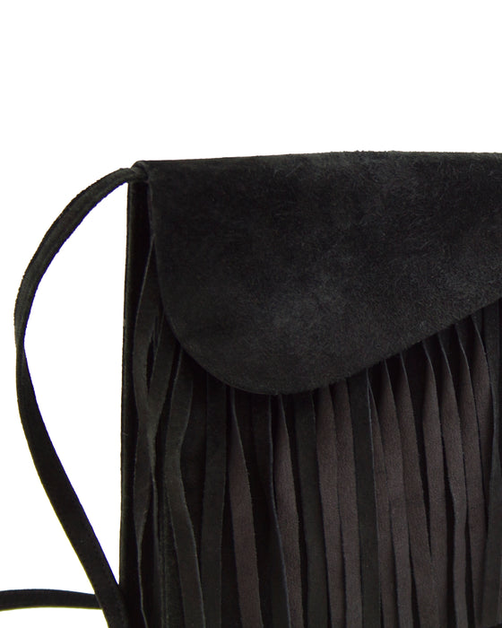 Saint Laurent Black Suede and Leather Medium Francoise Shoulder Bag at  1stDibs