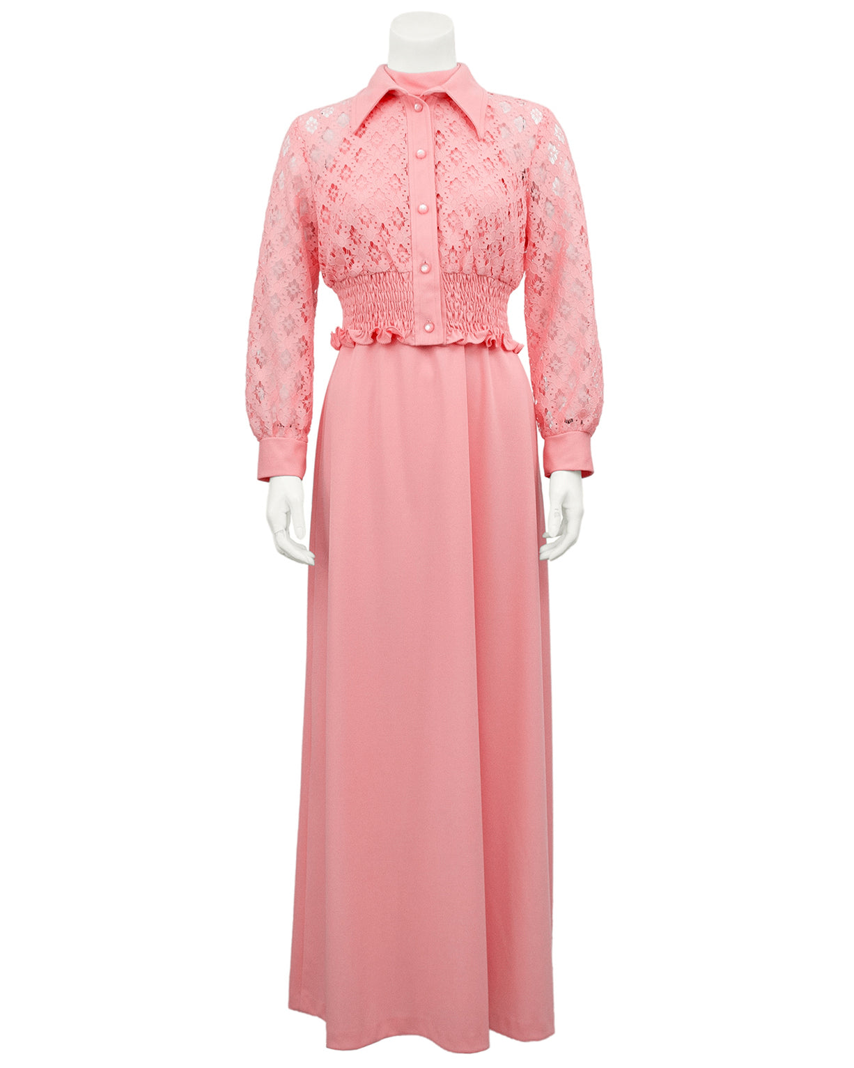 Pink Halter Day Gown and Jacket Ensemble – Vintage Couture