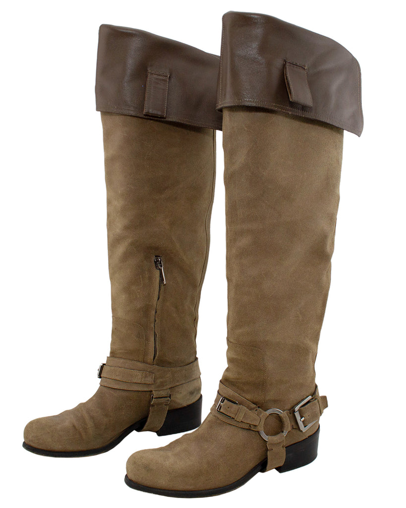 Dior over knee boots hotsell