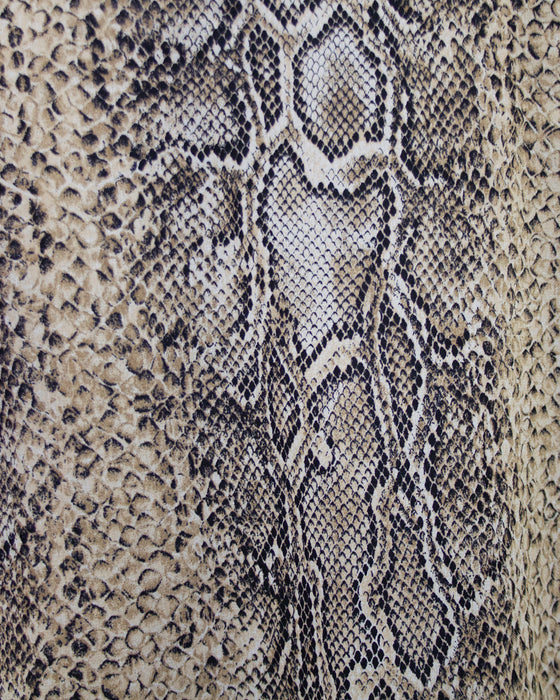 Snake Print Slip Dress