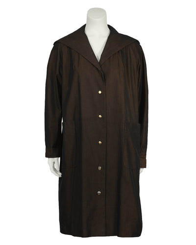 Brown Overcoat – Vintage Couture
